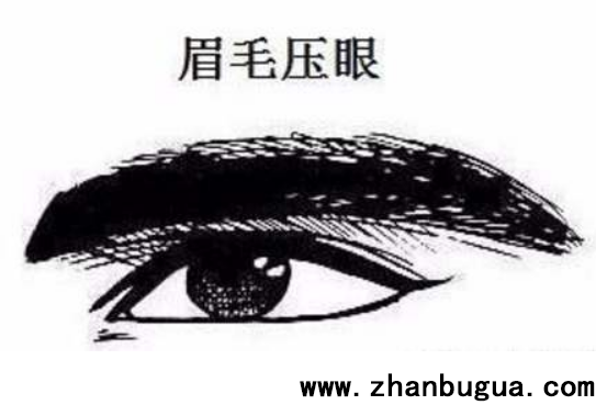 面相浅论之“眉粗压目”